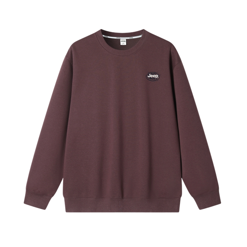 

Свитшот мужской с круглым вырезом Moderate Regular Jeep, коричневый