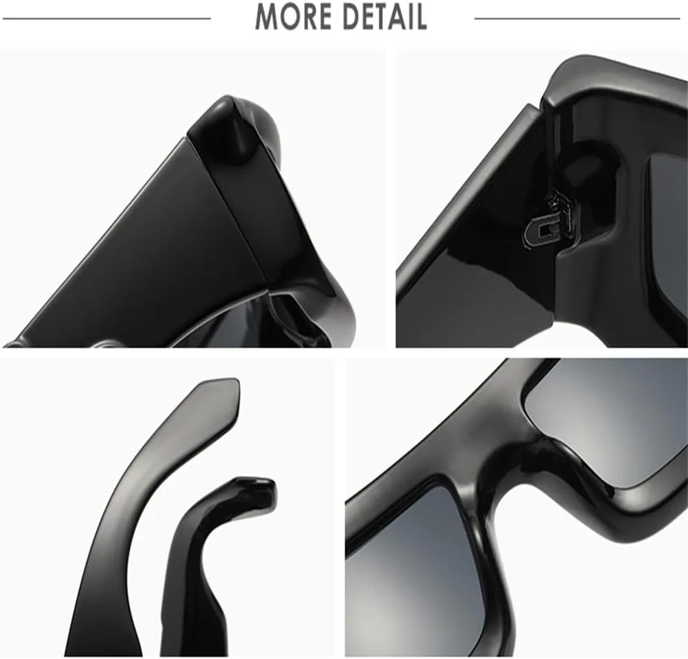 

Солнцезащитные очки в стиле Y2K для велосипедистов, модный тренд, персонализированные серебряные солнцезащитные очки, форма очков в стиле хип-хоп KTUCN, Black