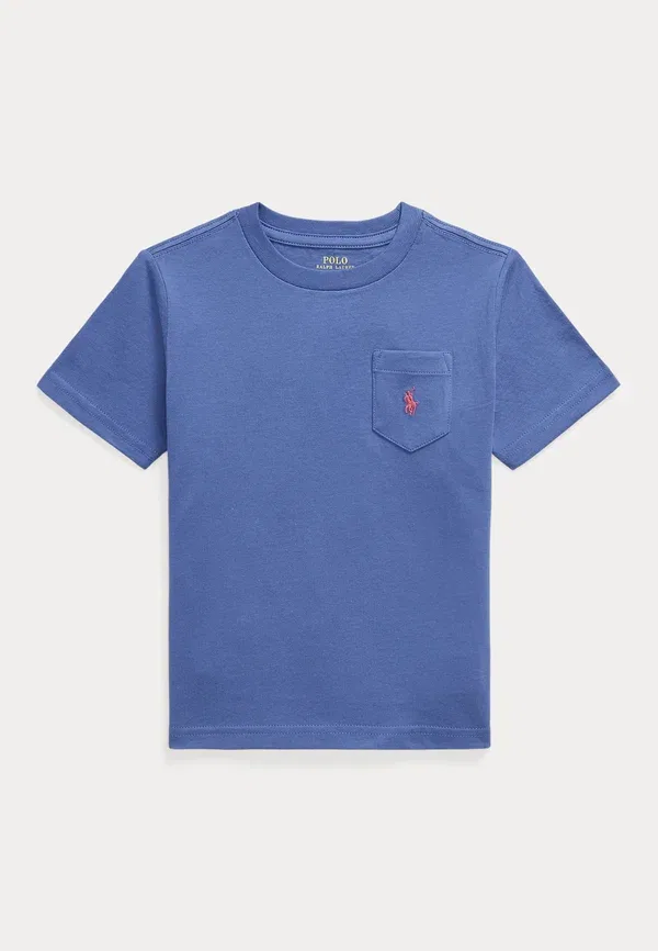 Футболка Polo Ralph Lauren Cotton Jersey Pocket Tee 2 6Y Basic, голубое небо