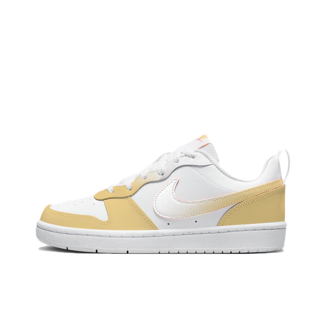 

Кроссовки Nike Court Borough Skateboarding Shoes Women's Low-top White/yellow, белый/желтый