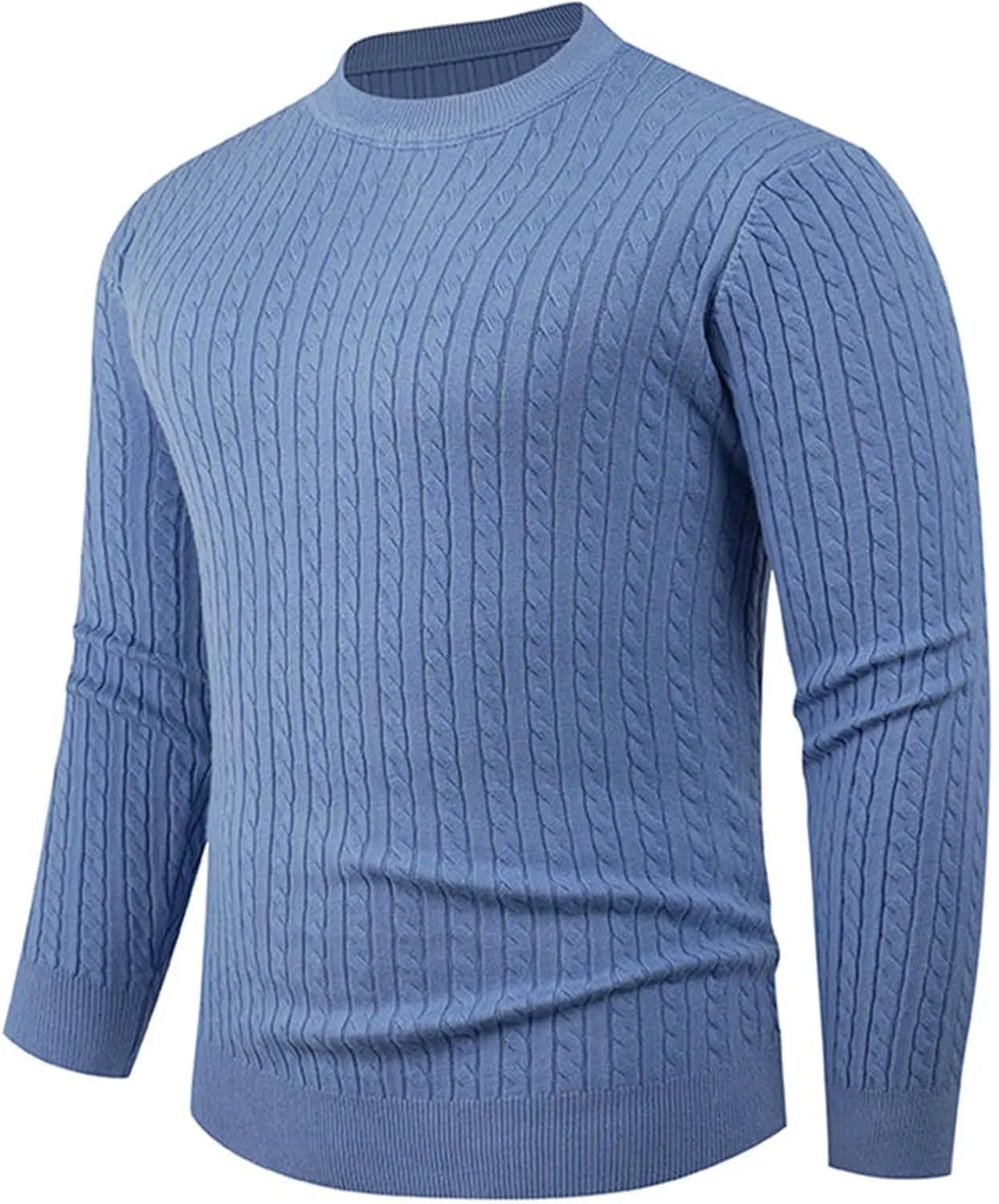 

Свитер для мужчин Cable Knit с воротником стойкой