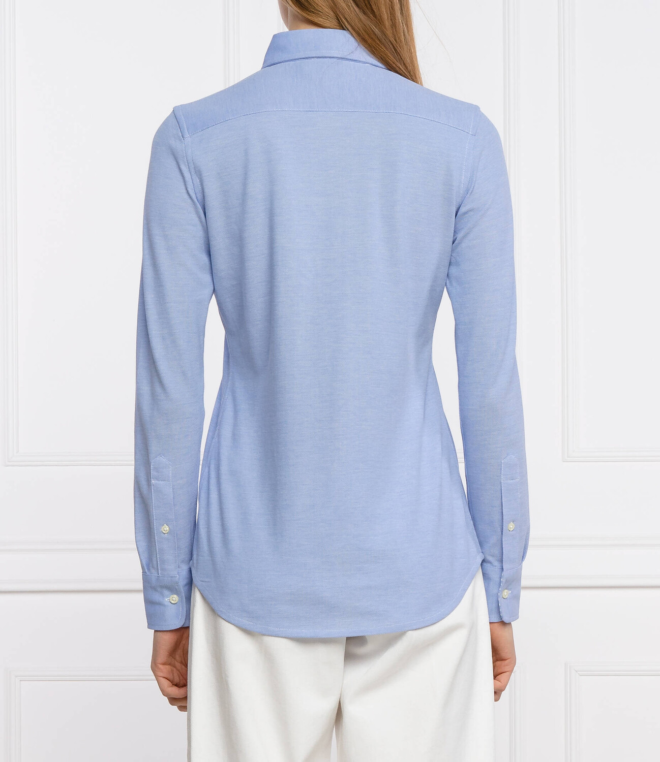 Рубашка POLO RALPH LAUREN heidi slim fit, синий — фото 4
