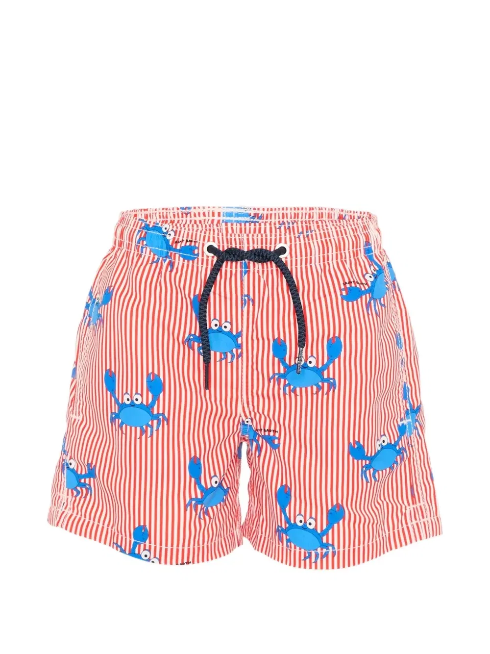 Шорты в полоску MC2 Saint Barth Kids, красный