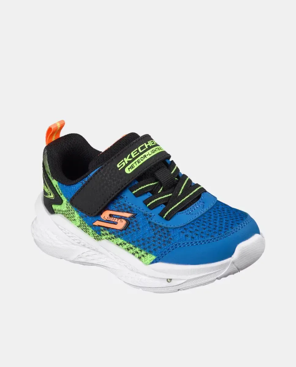 Спортивные кроссовки с застежкой на липучке Skechers, Azul Océano — фото 3