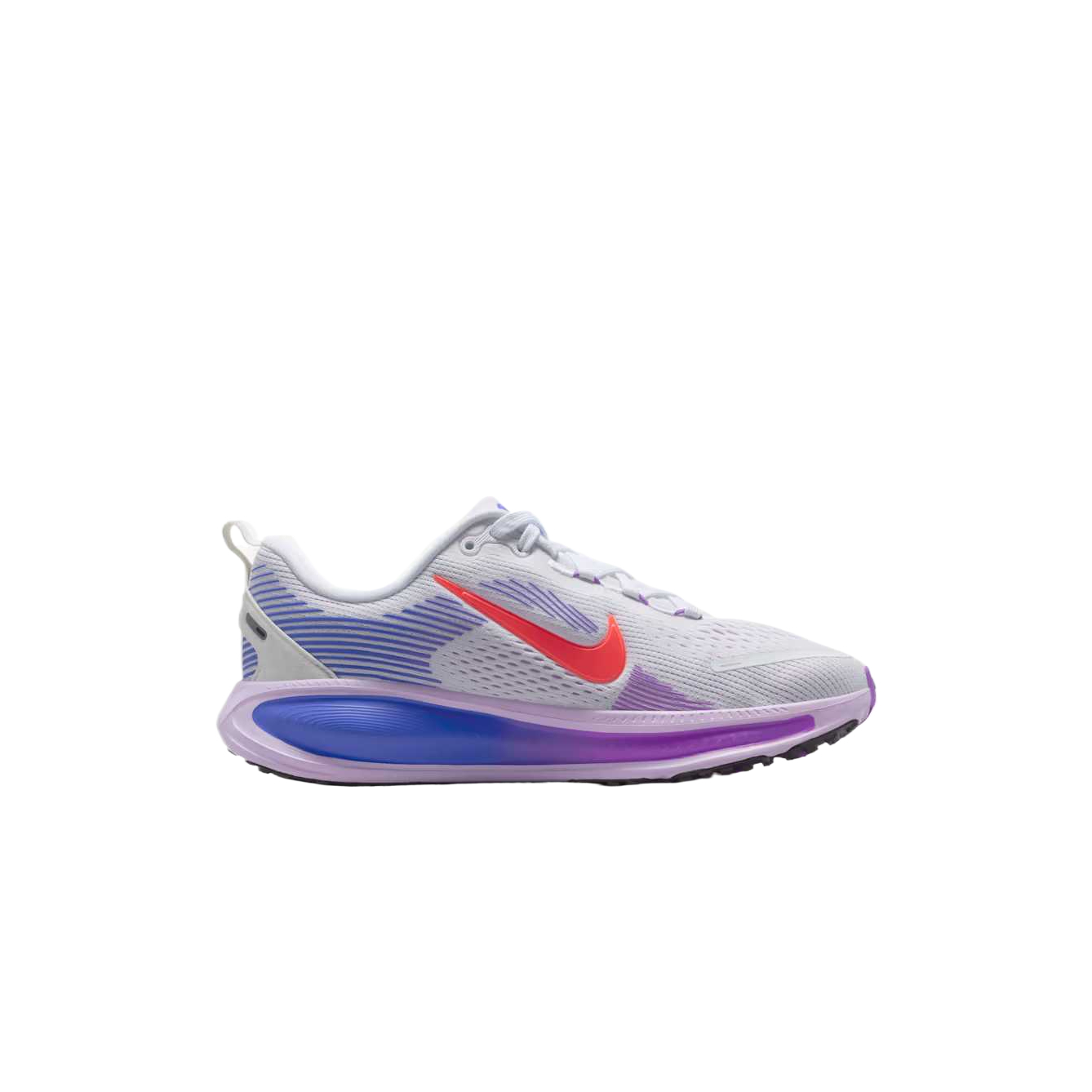 Дышащие низкие кроссовки для бега Kids' Nike, белый/фиолетовый/sapphire синий/lava — фото 3