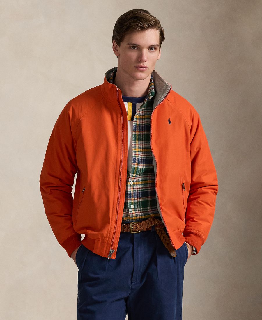 

Мужская куртка с рукавами реглан Polo Ralph Lauren, College Orange W/ Oatmeal
