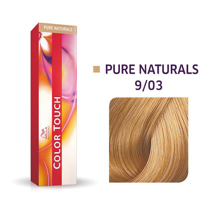 

Wella Color Touch 9/03, Полуперманентная краска для волос без аммиака 9/03 60мл