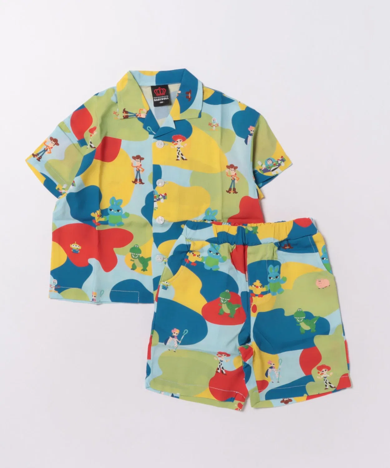 Комплект из рубашки и шорт Disney Toy Story POP Shirt Set Up, BABYDOLL, светло-голубой — фото 2