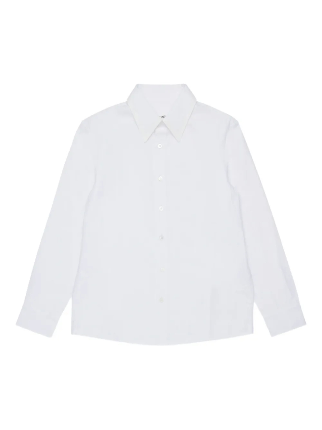 

MM6 Maison Margiela Kids рубашка на пуговицах, белый