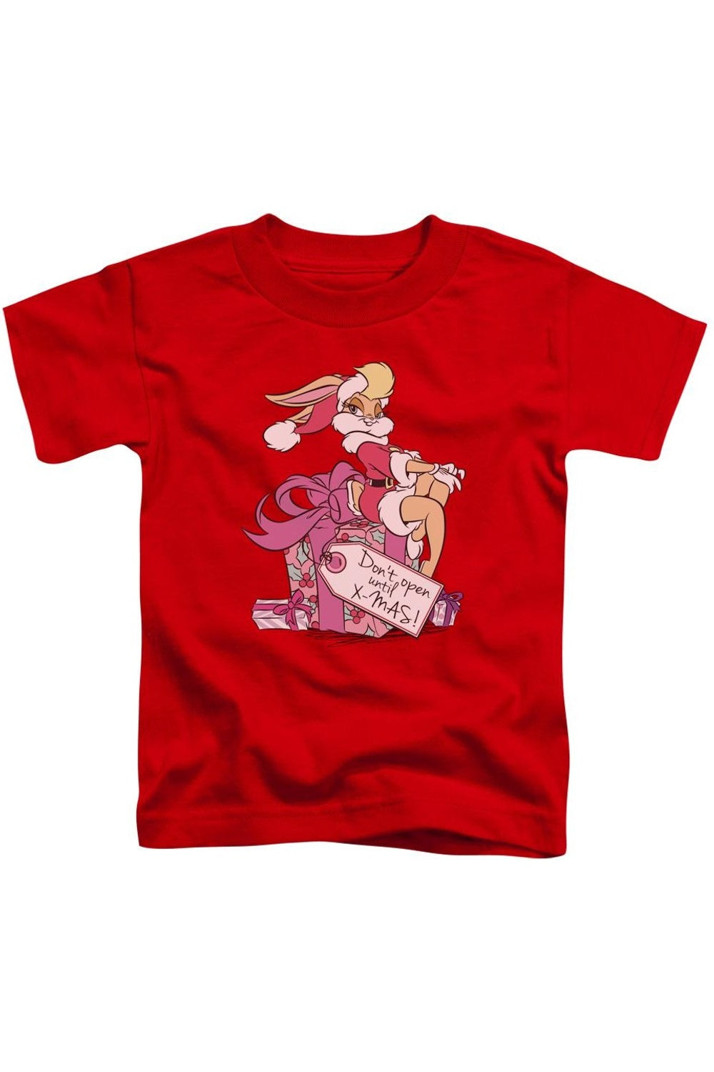 

Футболка Looney Tunes с Lola Bunny детская с коротким рукавом Gildan, красный