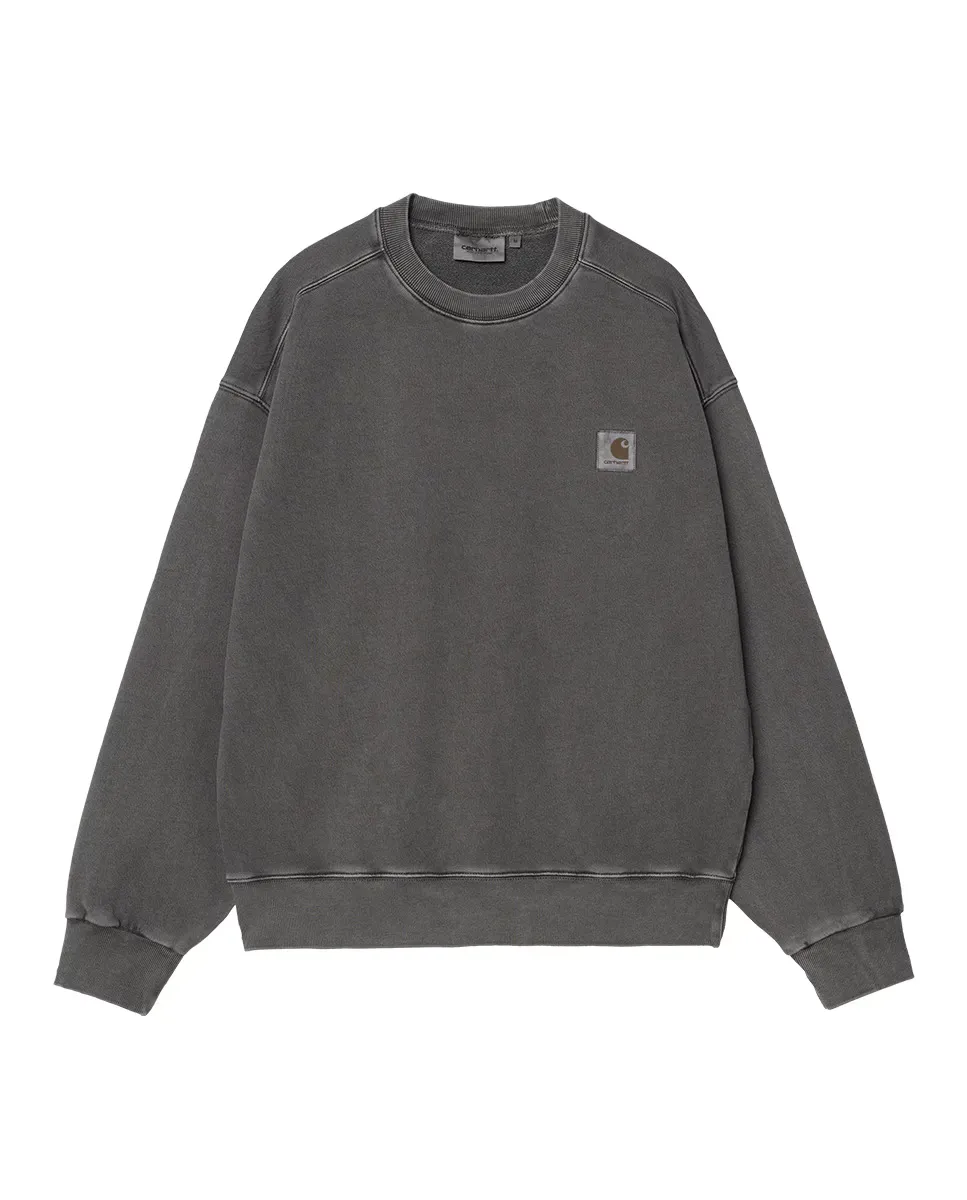 

Мужской сверхсвободный свитшот с нашивкой с логотипом Carhartt WIP, серый