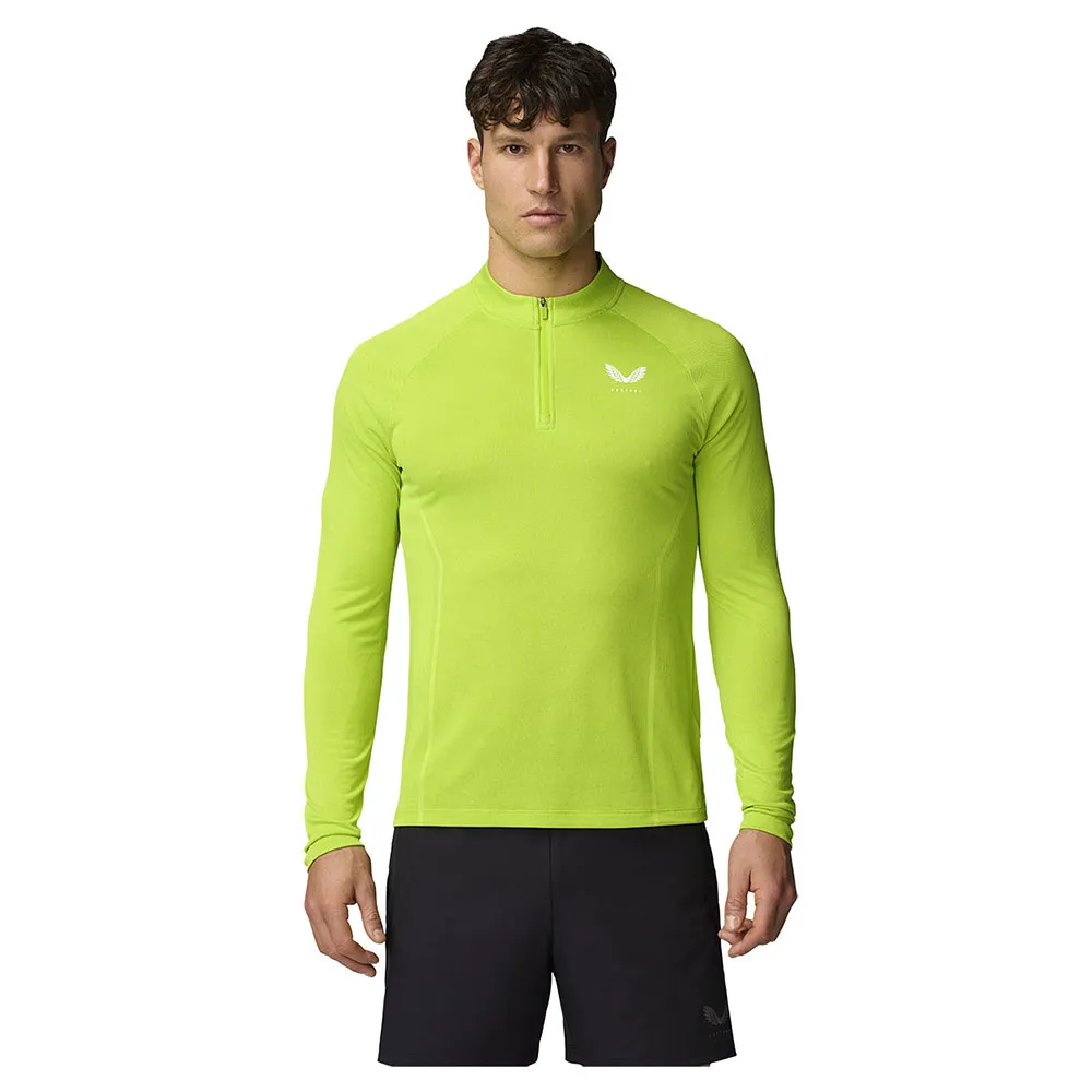 

Толстовка спортивная Castore CMD30842 half zip, желтый