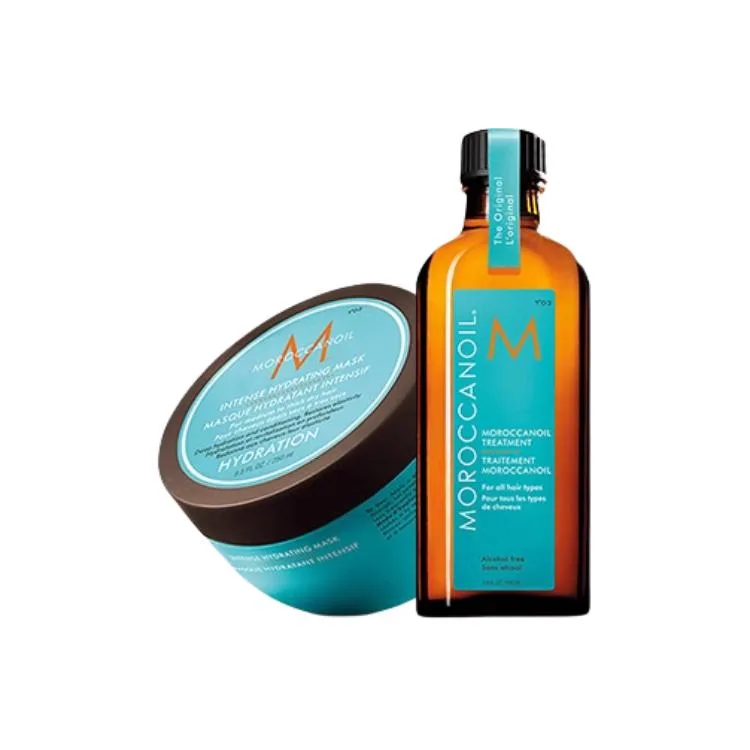 Набор шампуня и кондиционера унисекс Moroccanoil, Essential Oils for Hair Care 125ml+Deep Hydrating Hair Mask 250ml — фото 4