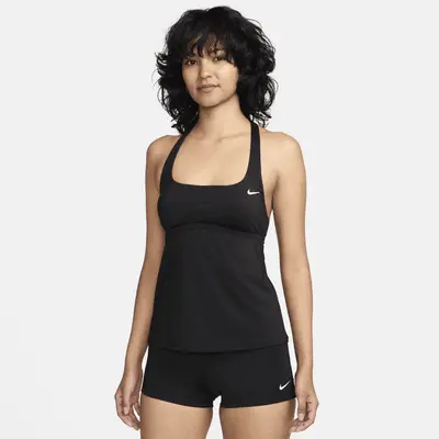 

Топ для плавания Nike Swim Essential, черный