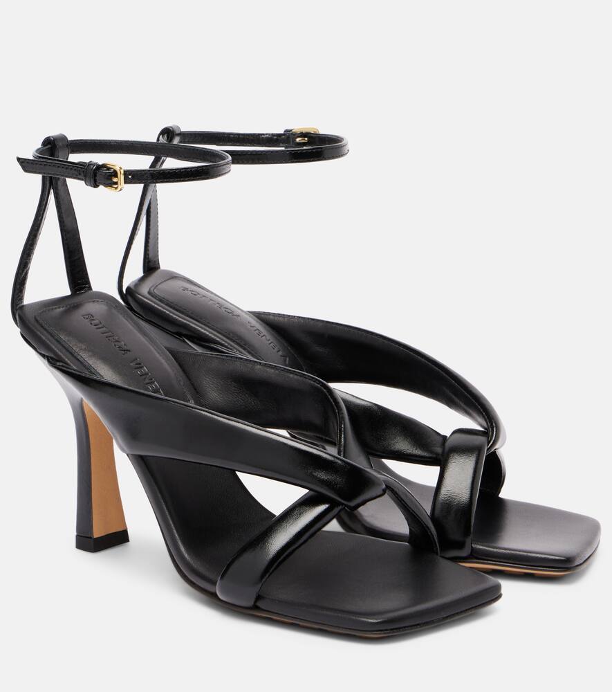 Сандалии Riva 90 из кожи Bottega Veneta, Black