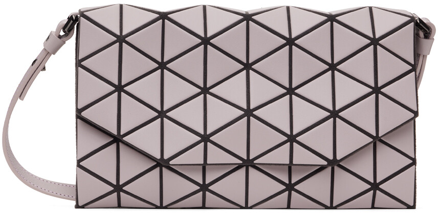 

Сумка-тоно розового цвета с матовым принтом через плечо BAO BAO ISSEY MIYAKE