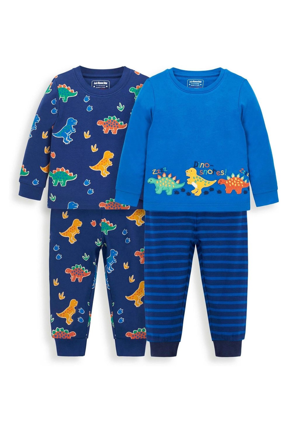 

Комплект одежды для сна 2-ER PACK DINOSAUR JoJo Maman Bébé, цвет navy