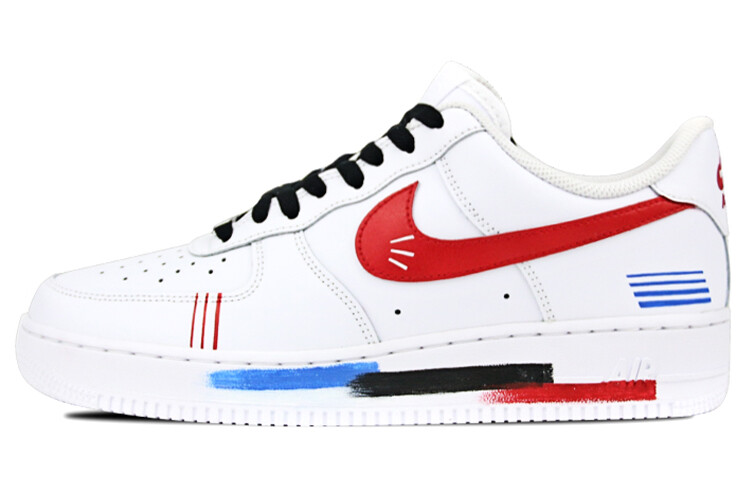 

Кроссовки Nike Air Force 1 Skateboard Shoes Women's Low-Top Red White/Blue