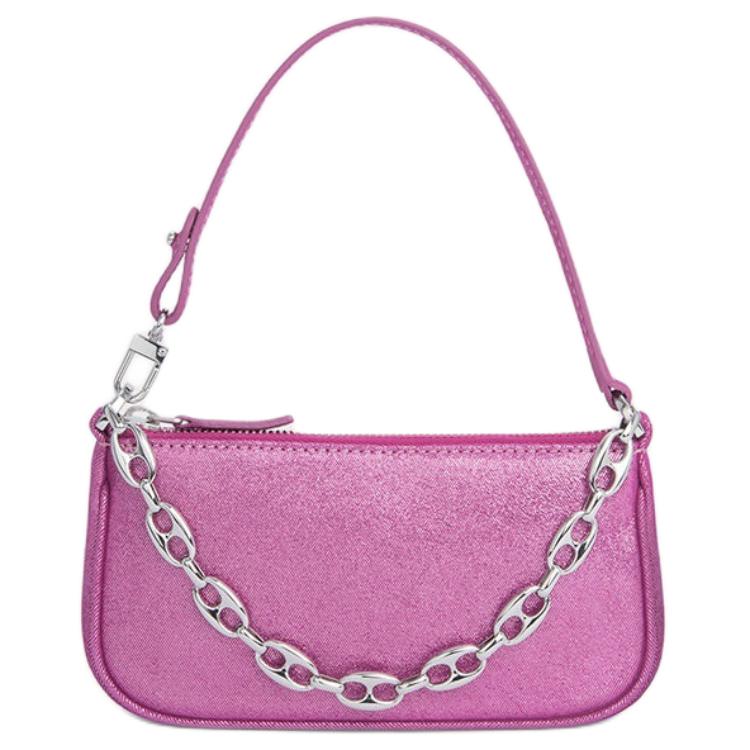 

Мини Рашель Кожаная Сумка Через Плечо Женская Фуксия By Far