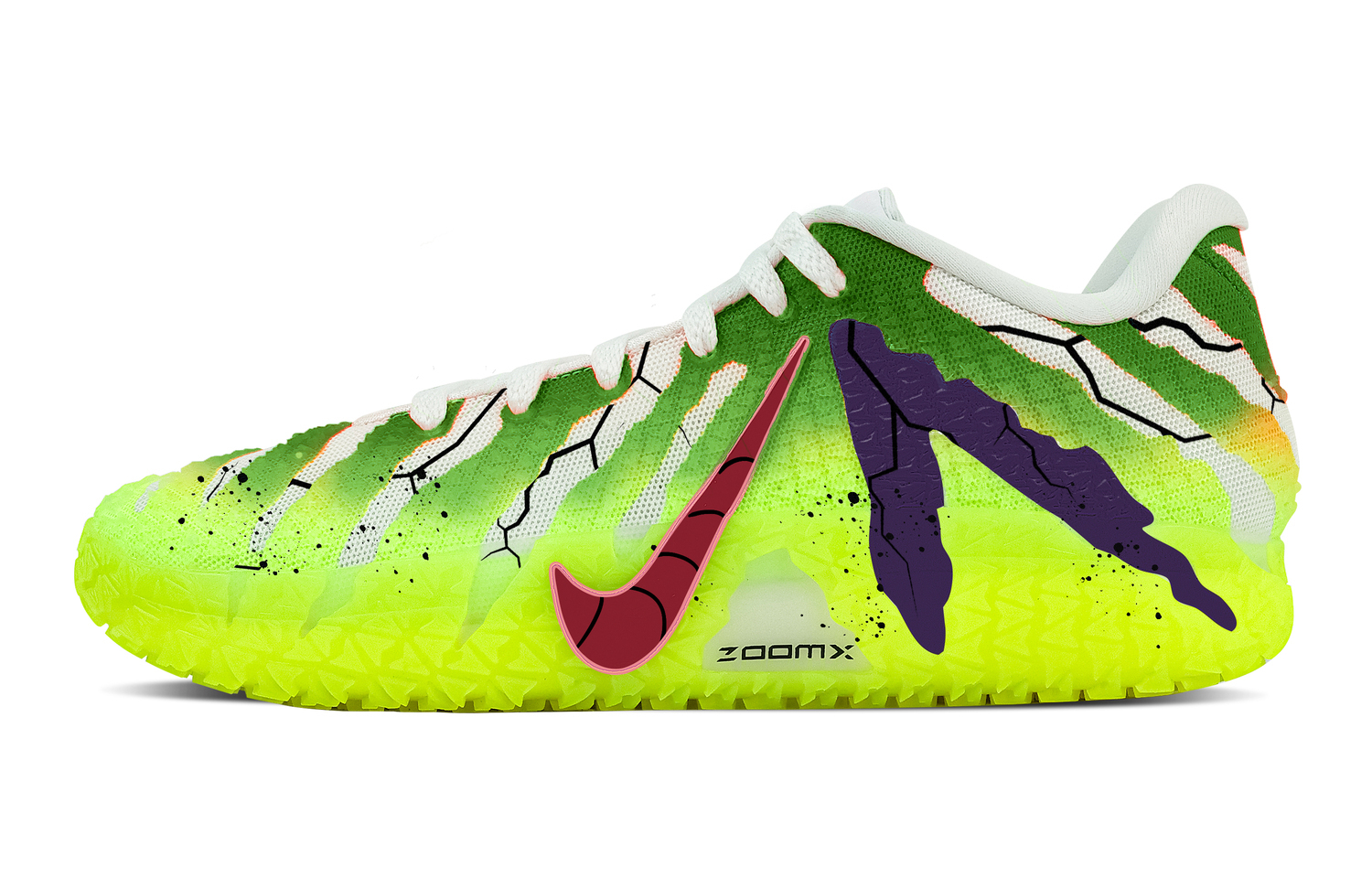 

Nike Мужские низкие баскетбольные кроссовки Ja Morant 3 Mentor Rebound Grip, зеленые