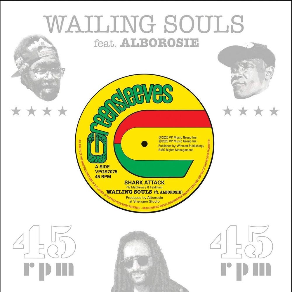 

Виниловая пластинка LP Shark Attack (7") - The Wailing Souls, Alborosie