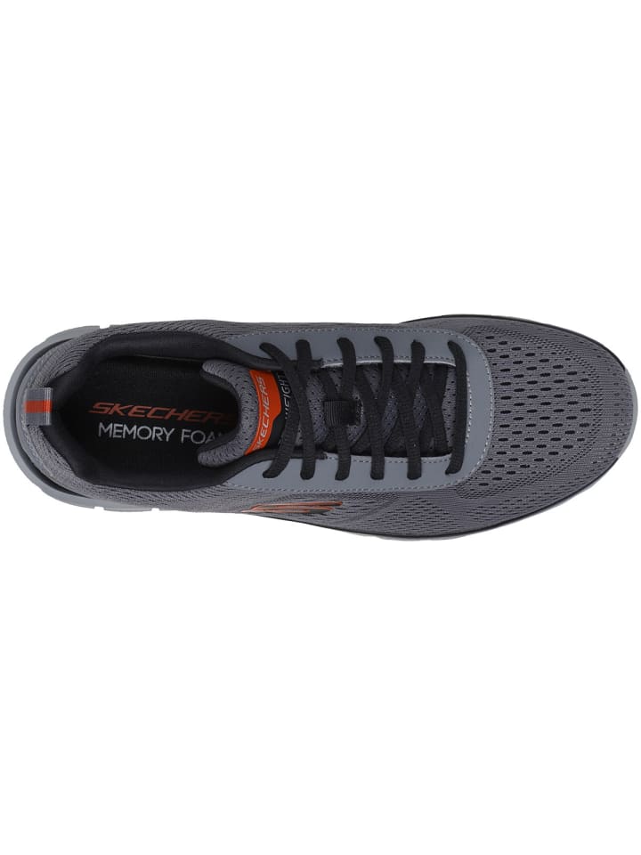 Кроссовки женские Skechers Track - Leshur сетчатые, серый — фото 4