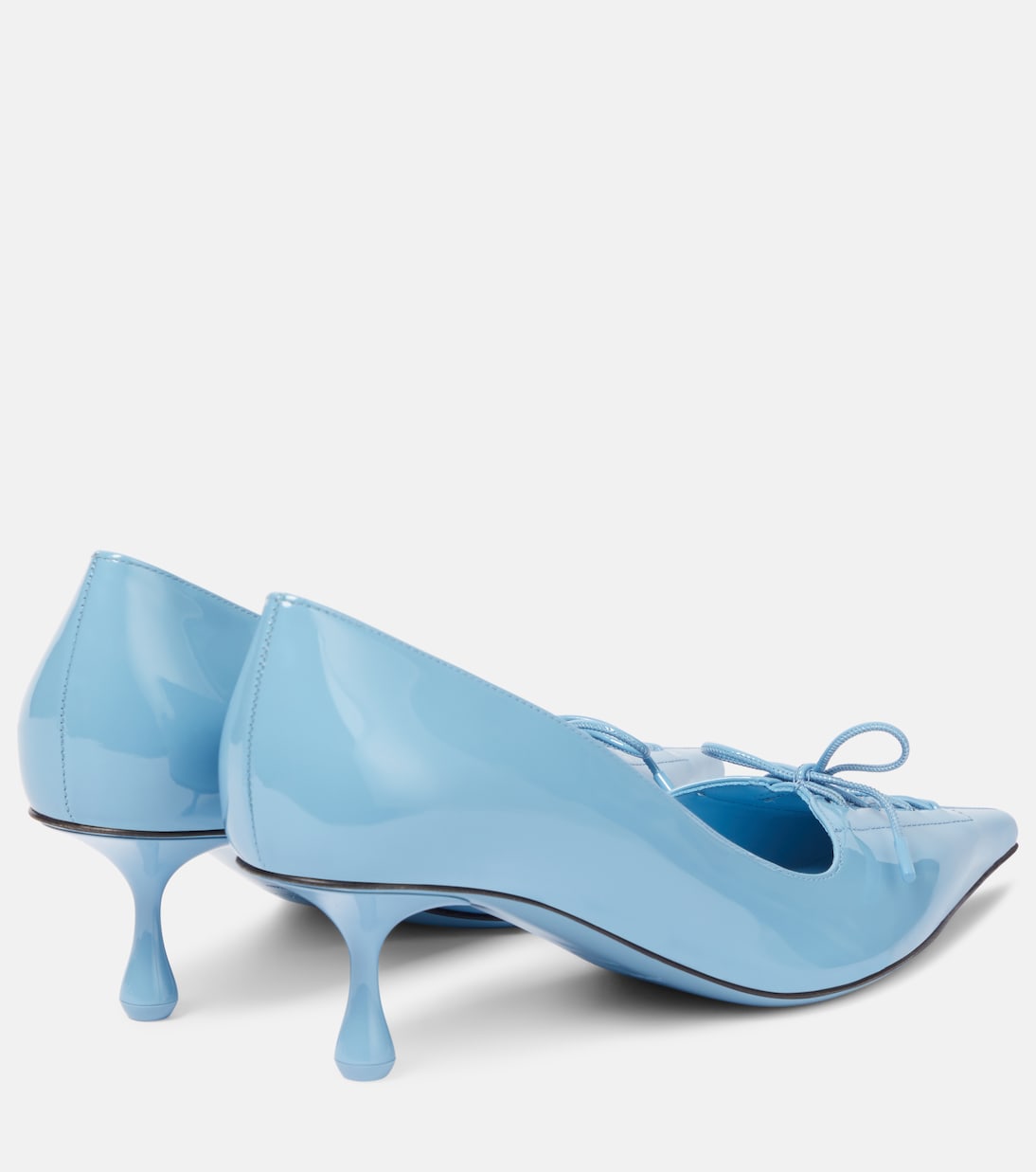 Туфли-лодочки Scarlett 50 из лакированной кожи Jimmy Choo, Dusty Blue — фото 2