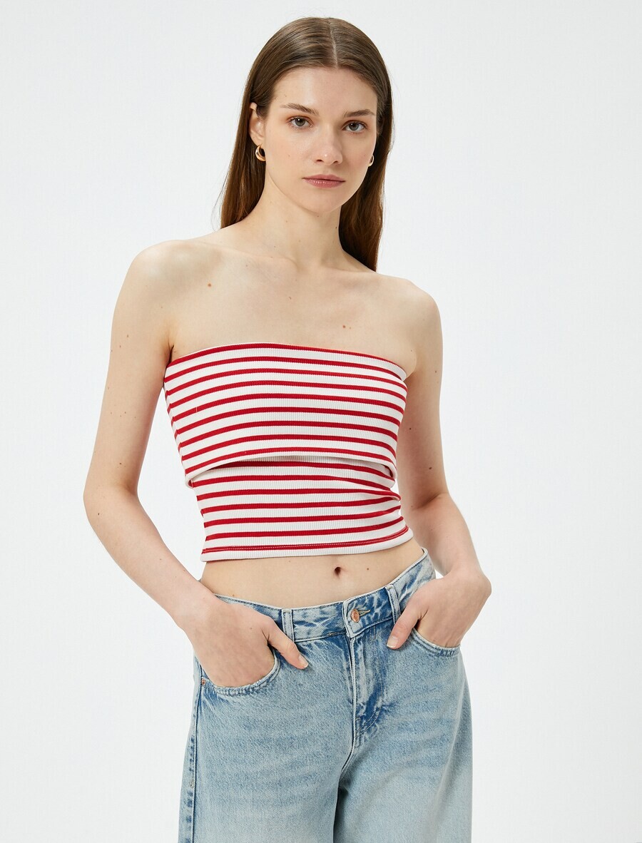 

Укороченный топ Koton Top, красный