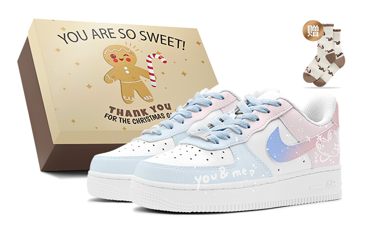 

Женские кроссовки для скейтбординга Nike Air Force 1, Light Blue