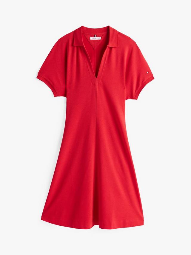 

Адаптивное платье-поло Tommy Hilfiger, цвет Primary Red