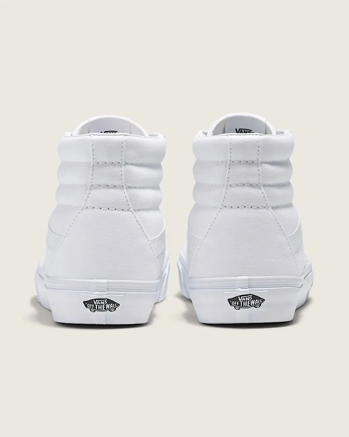 Vans Мужские высокие скейтбордические кроссовки в белоснежном цвете — фото 4