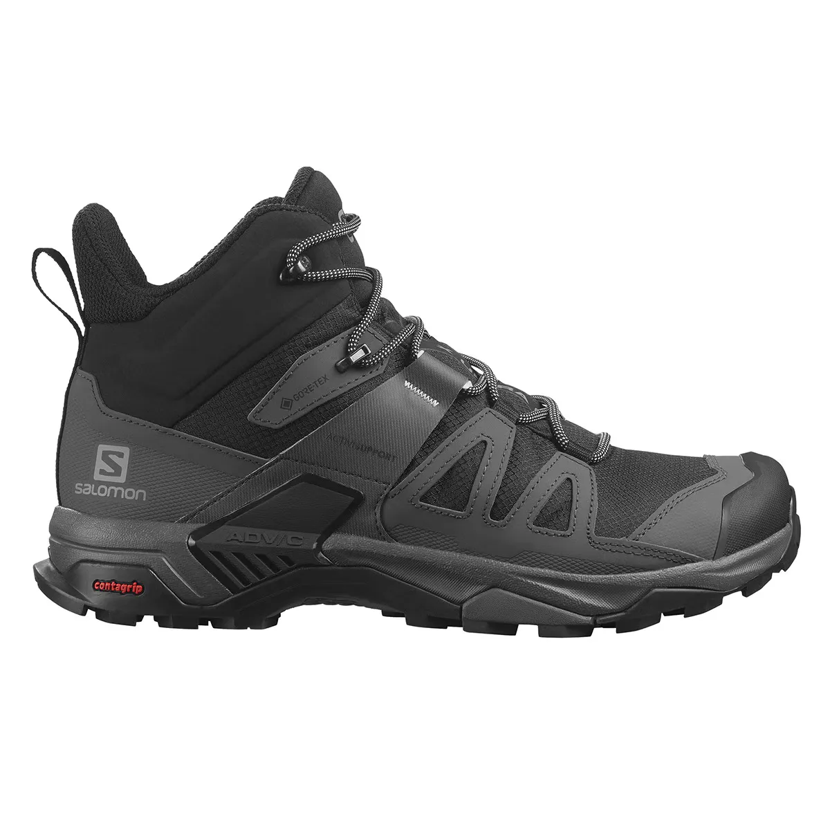

Мужские походные ботинки Salomon X Ultra 4 Mid GTX, чёрный