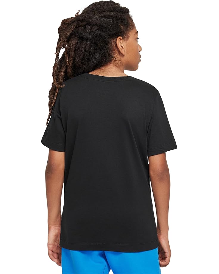 Футболка Nike Kids Basketball Tee, черный — фото 2