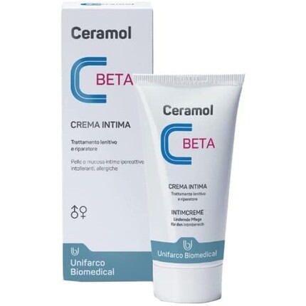 

Крем для интимной гигиены Ceramol Beta Complex 50мл Unifarco Spa