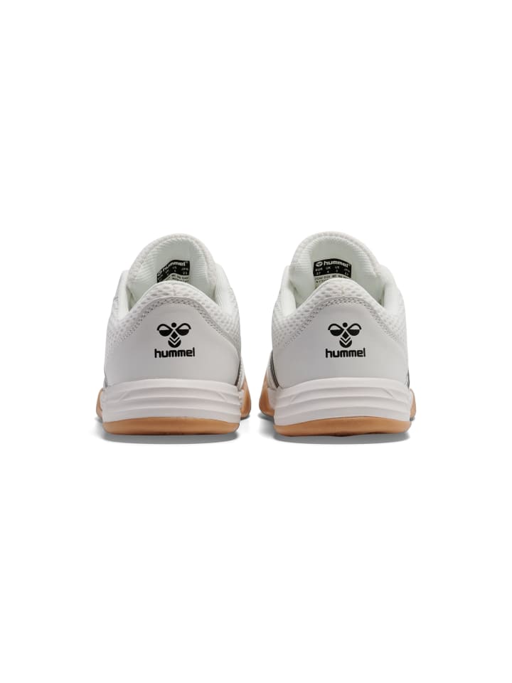 Hummel Детские кроссовки для игры в помещении Multiplay Flex, бело-черные — фото 2