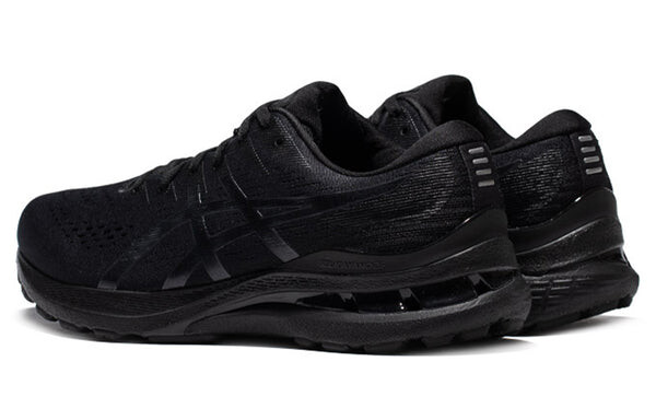 Кроссовки гелевые kayano 28 шириной 4е Asics, черный — фото 4