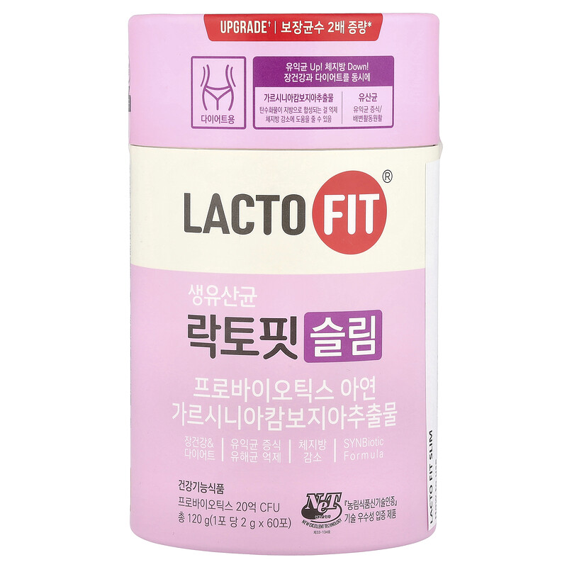 

Lactofit, Пробиотик, для тонкого роста, 60 стиков (2 г) каждый