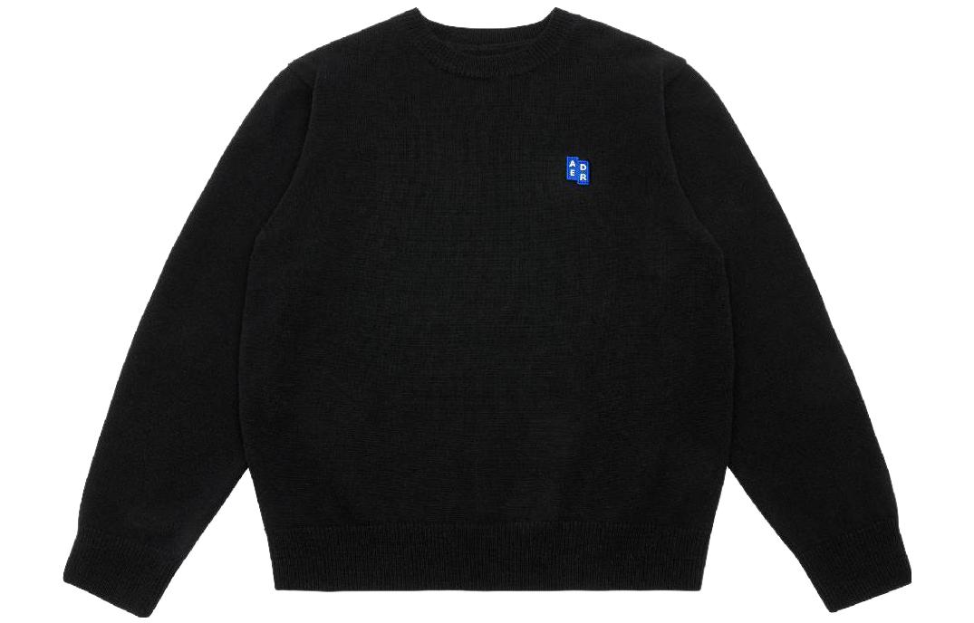 

Свитер с аппликацией Tetris из тонкой пряжи ADER ERROR, черный