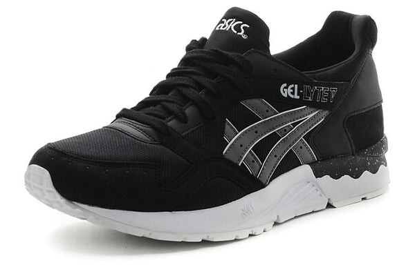 Кроссовки гель лайт 5 Asics, черный — фото 3