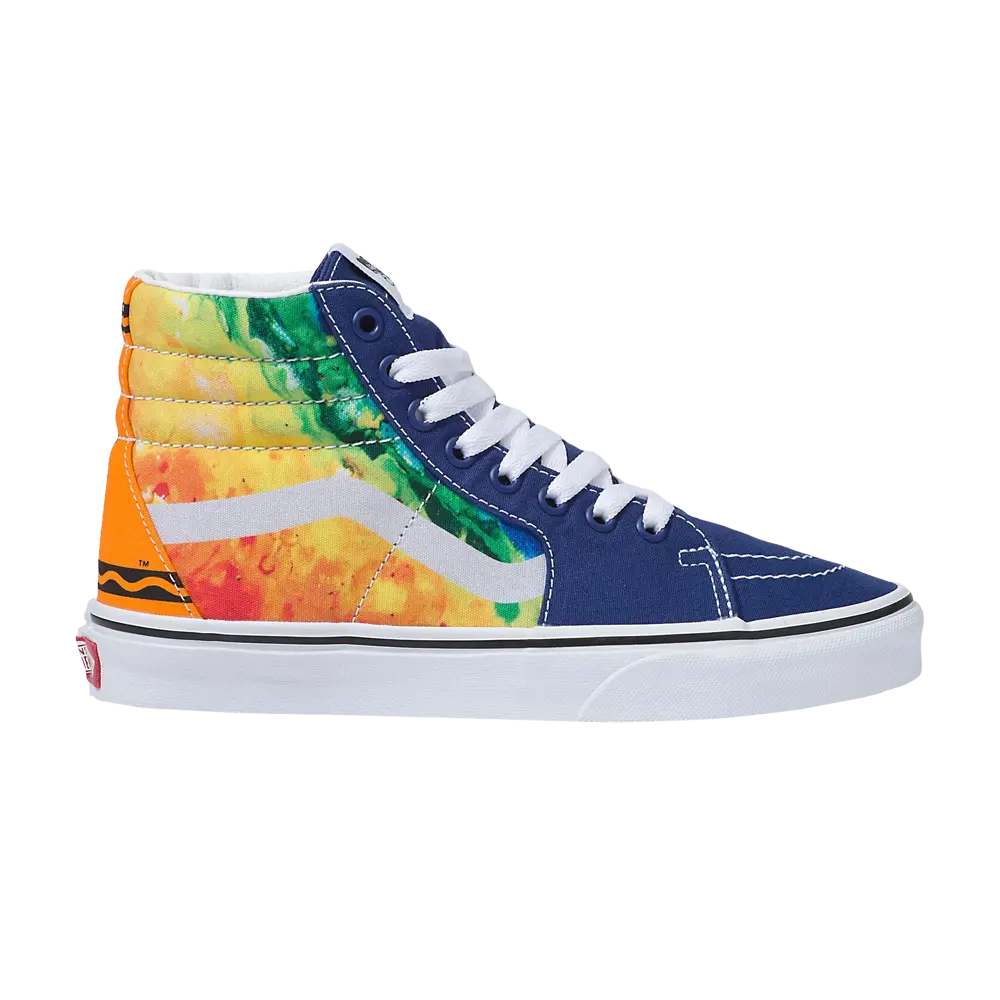 

Кроссовки Crayola x Sk8-Hi Vans, мультиколор