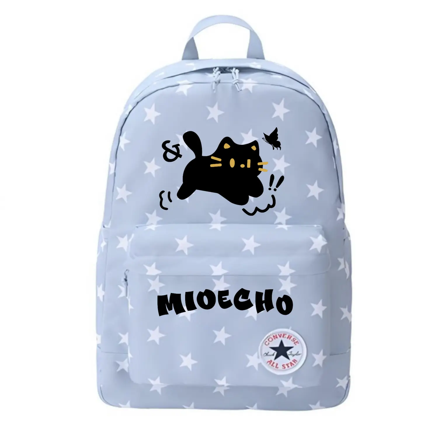

Converse Полиэстеровый рюкзак среднего размера унисекс светло-дымчато-голубой, Kitten