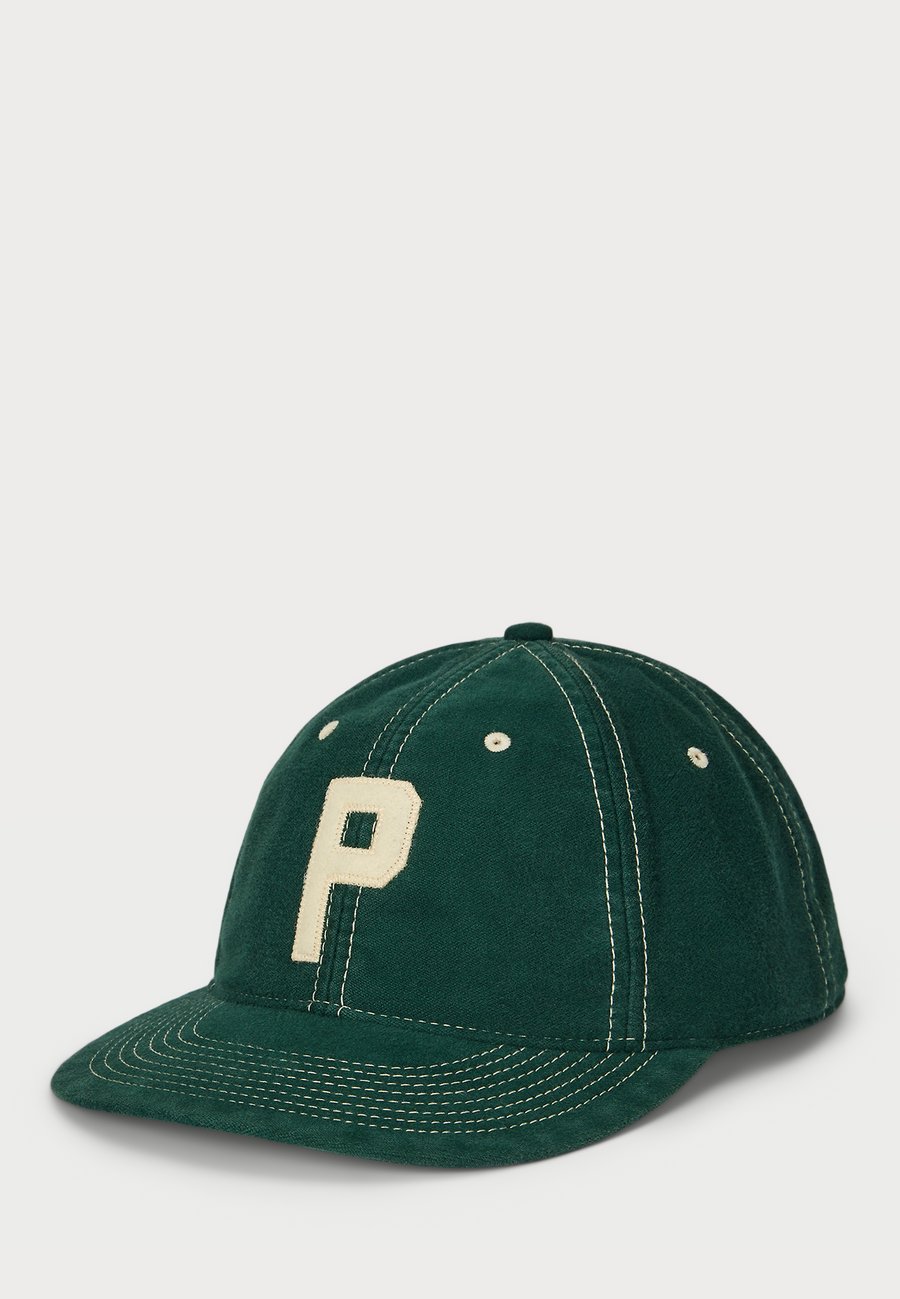 

Бейсболка Polo Ralph Lauren FELT-PATCH CHAMOIS BALL CAP , College Green/Dark Green