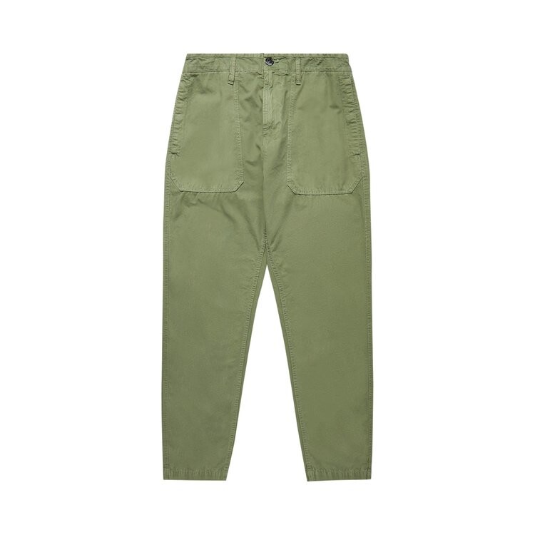 

Брюки Stone Island Logo Appliqué Cotton Regular 'Green', зеленый