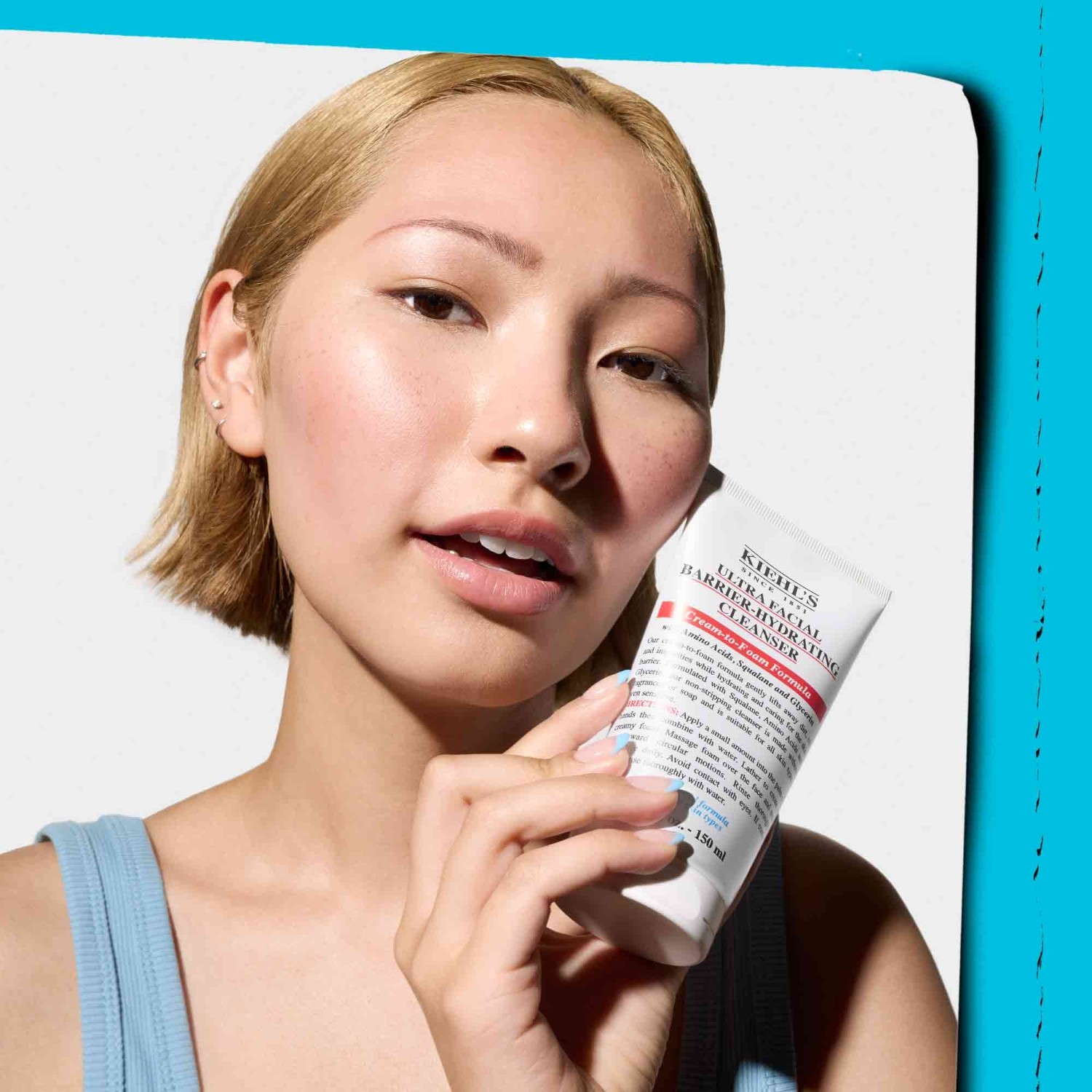 Крем для лица Kiehl's — Очищающий ultra facial barrier-hydrating cleanser Kiehls, объем, 75 мл — фото 4