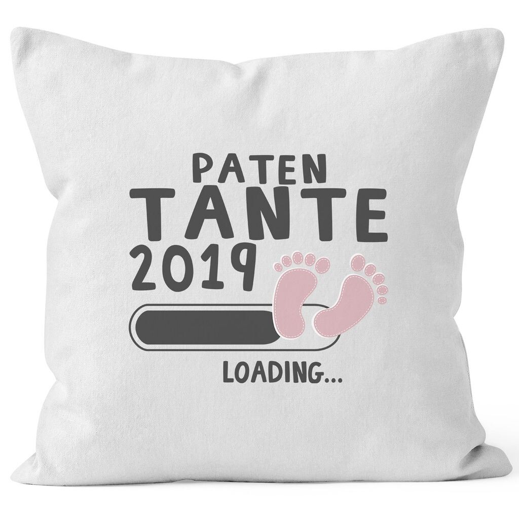 

Наволочка для крестной матери 2019, подарочная подушка для будущей крестной, хлопковый подарок на рождение MoonWorks бело-розовый, униразмер