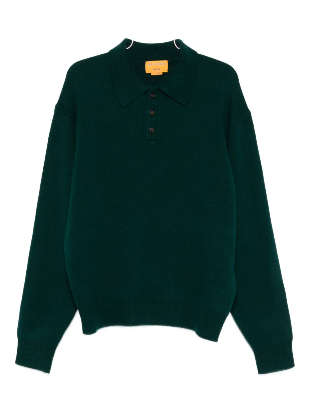 

Поло на пуговицах Guest In Residence, зеленый