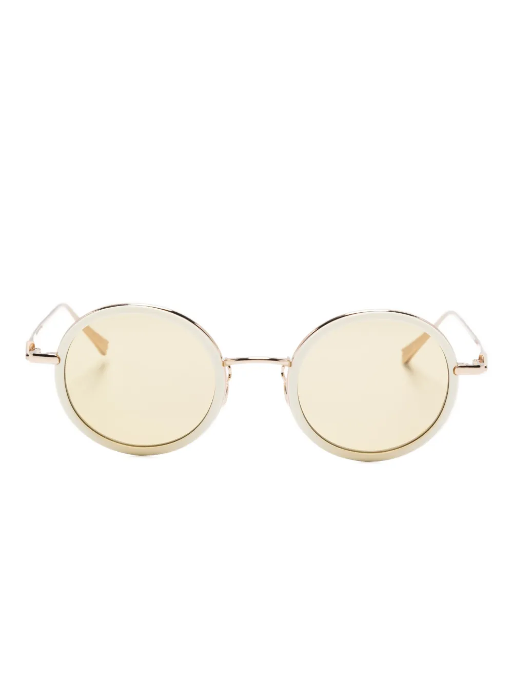 

Солнцезащитные очки Rachel в круглой оправе Megane And Me, белый