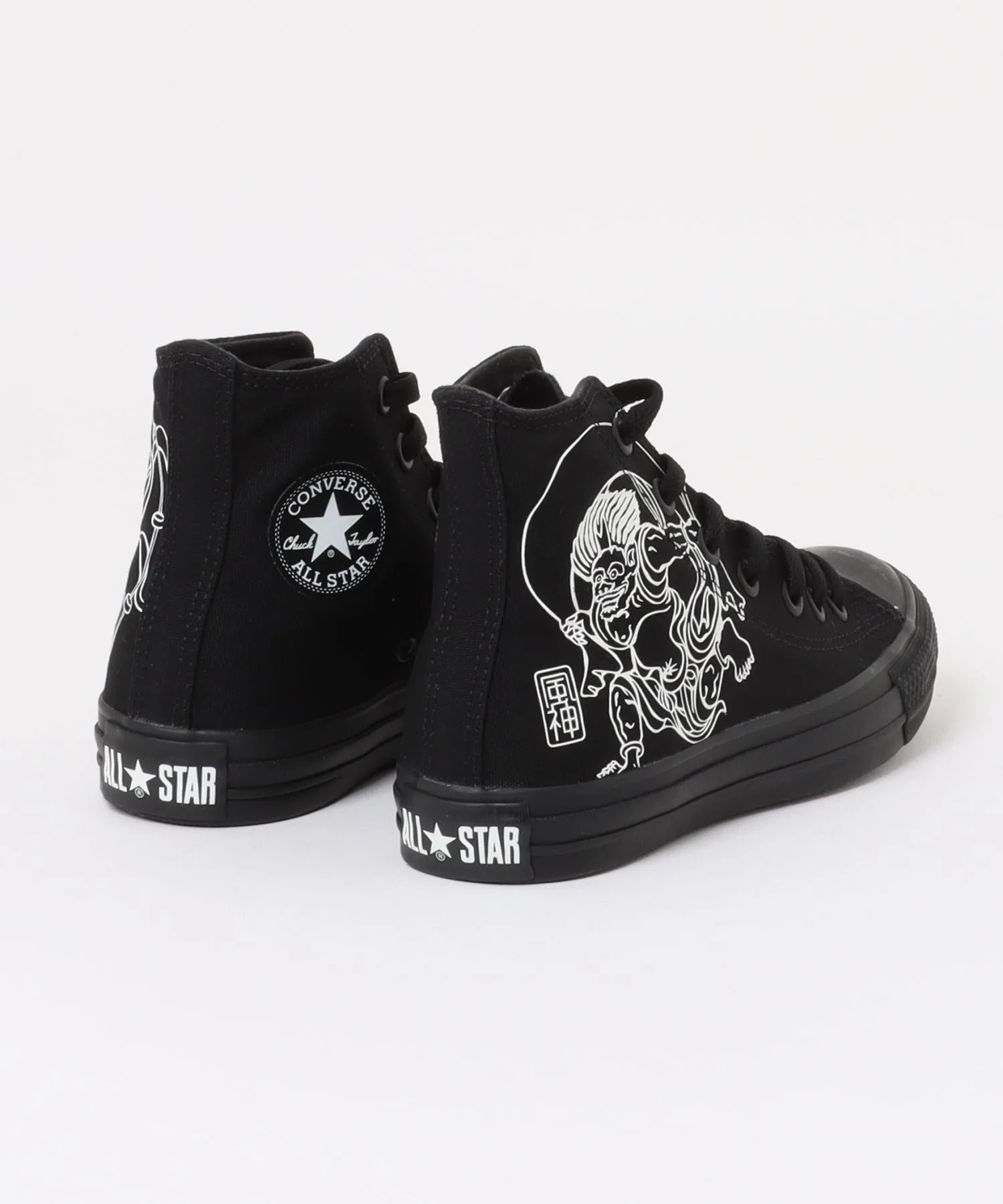 Мужские кроссовки CONVERSE ALL STAR FUJINRAIJIN HI черные — фото 2