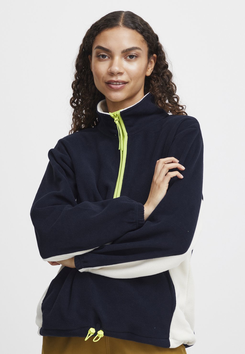 

Флисовый свитер CLARA HALFZIP TheJoggConcept, цвет navy blazer mix