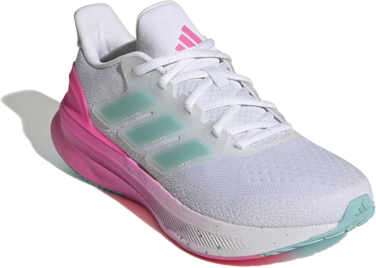 Детские кроссовки Adidas Ultrarun 5 (унисекс), белый/розовый — фото 4